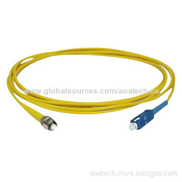 SC-ST patch cord, in simplex, duplex and mini zip, single mode(SM) and multiple mode(MM)New